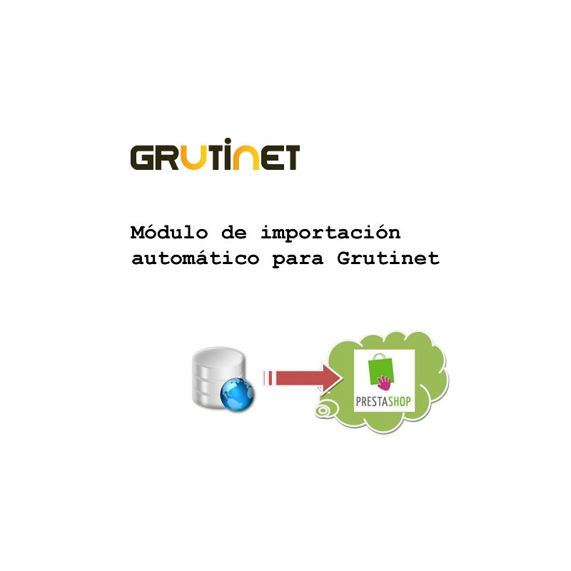 Opções de importação do módulo Grutinet