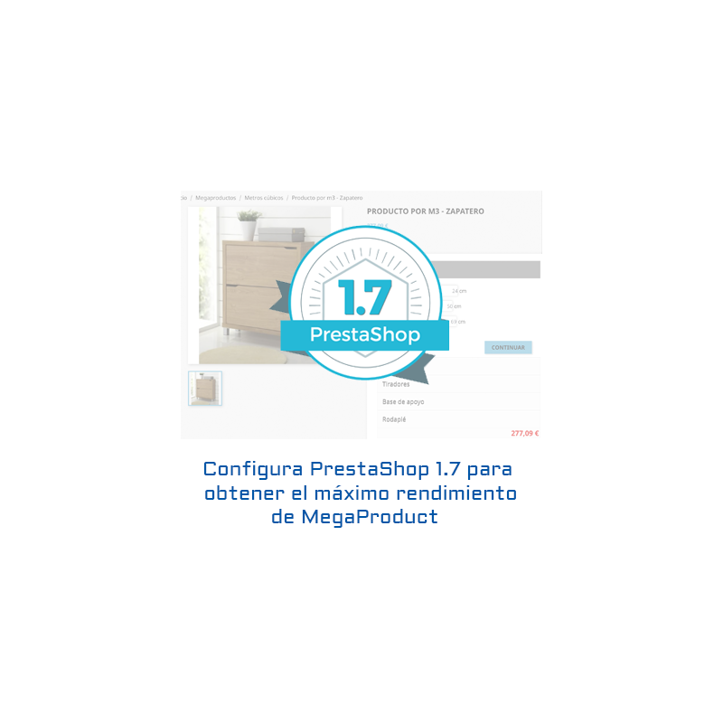 Configure PrestaShop 1.7 for megaproduct