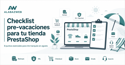 Tu tienda no se va de vacaciones: checklist pre-agosto para PrestaShop